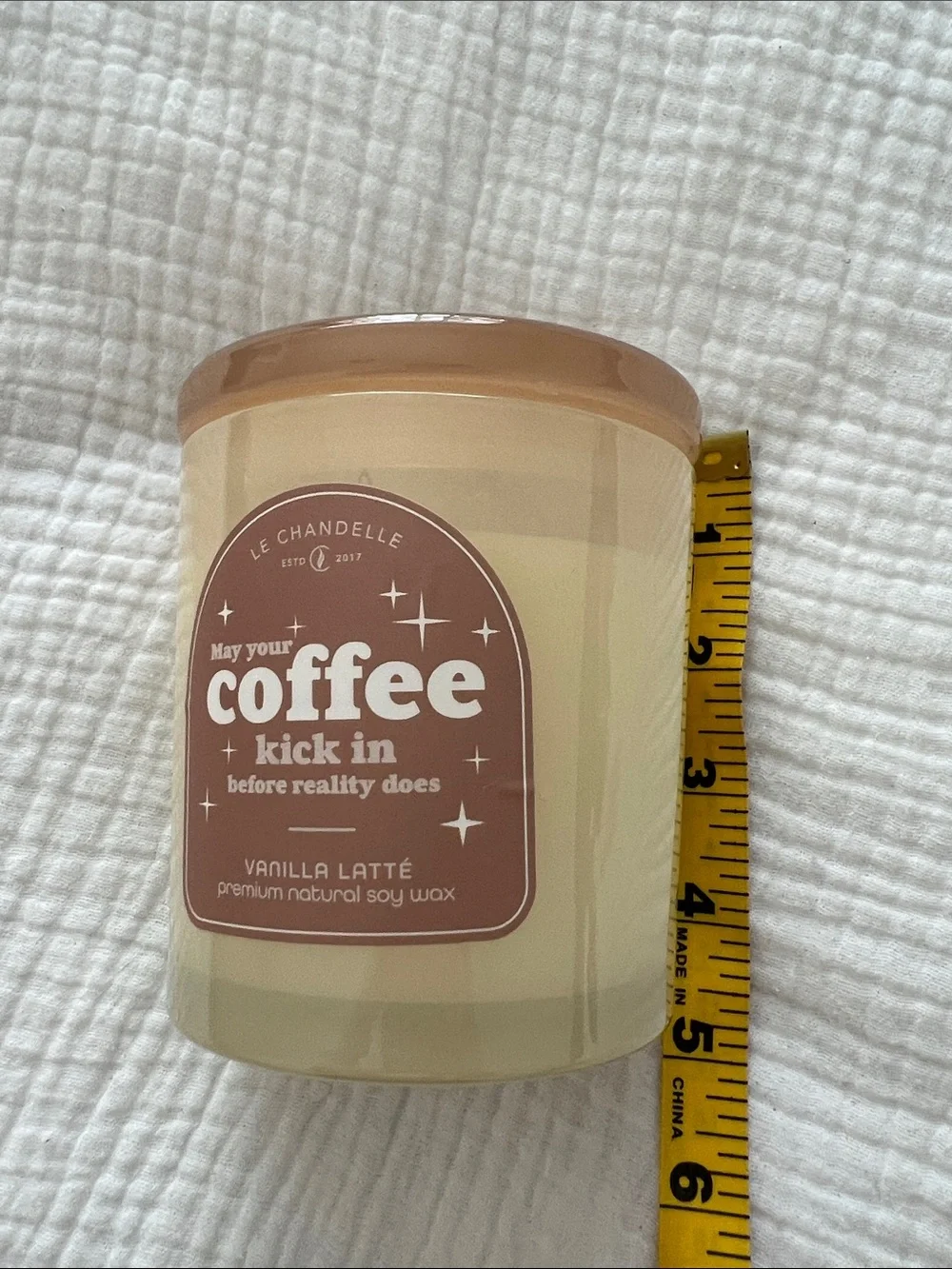 2 for $30 🕯️💛 Le Chandelle Candles Vanilla Caramel Latté Soy Candle (12oz)